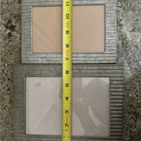 Galvanized Metal Picture Frame Set - Picture 3 of 4